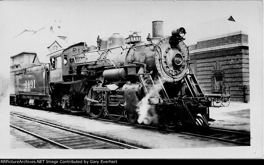 ATSF 4-4-2 #1491 - Atchison, Topeka & Santa Fe